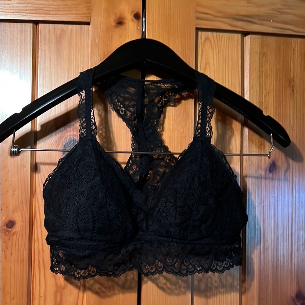 Elegant Black Lace Bralette